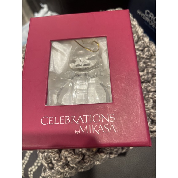 Mikasa Other - CELEBRATIONS by MIKASA 4" Cut Class TEDDY BEAR Christmas Ornament~New in Box